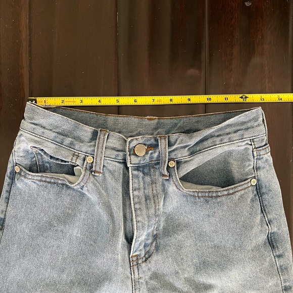 UNIF Light Wash Straight Denim Jeans Size 25 - Picture 6 of 11